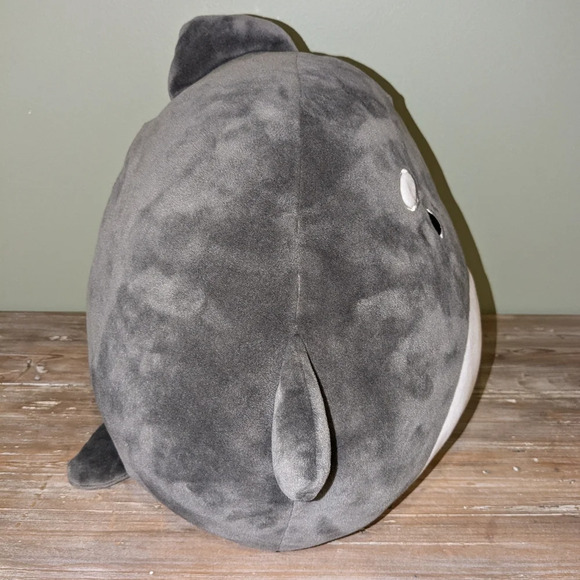 Squishmallow 12" Kai the Orca Gray/White EUC - Picture 6 of 8